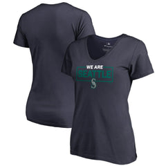 Seattle Mariners Women's We Are Icon V-Neck T-Shirt | MLB On Sale