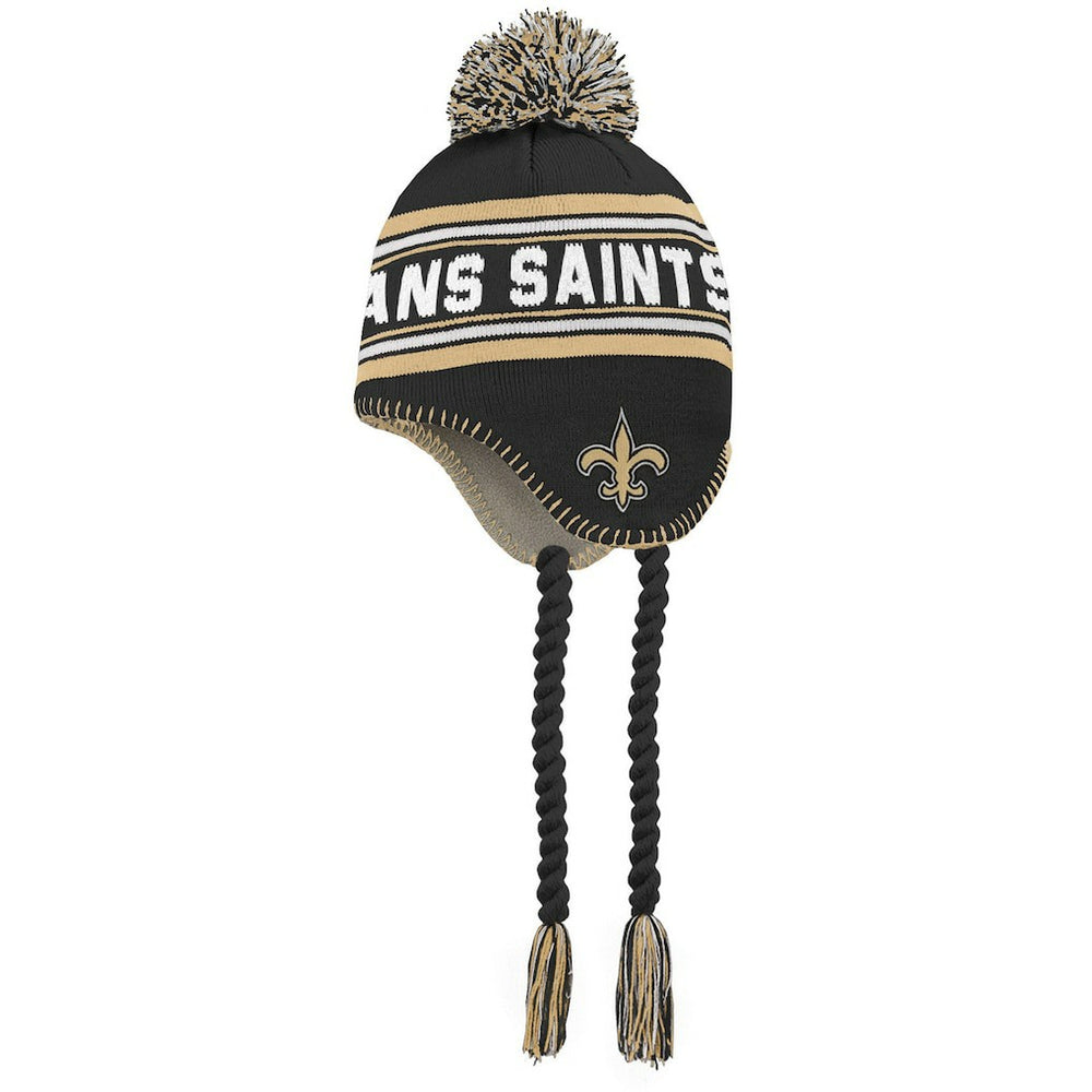 New Orleans Saints  Preschool Jacquard Tassel Knit Hat with Pom