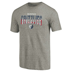 Memphis Grizzlies Freedom Tri-Blend T-Shirt On Sale
