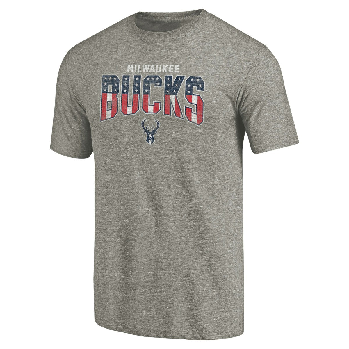 Milwaukee Bucks Freedom Tri-Blend T-Shirt For Sale