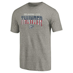 Oklahoma City Thunder Freedom Tri-Blend T-Shirt On Sale