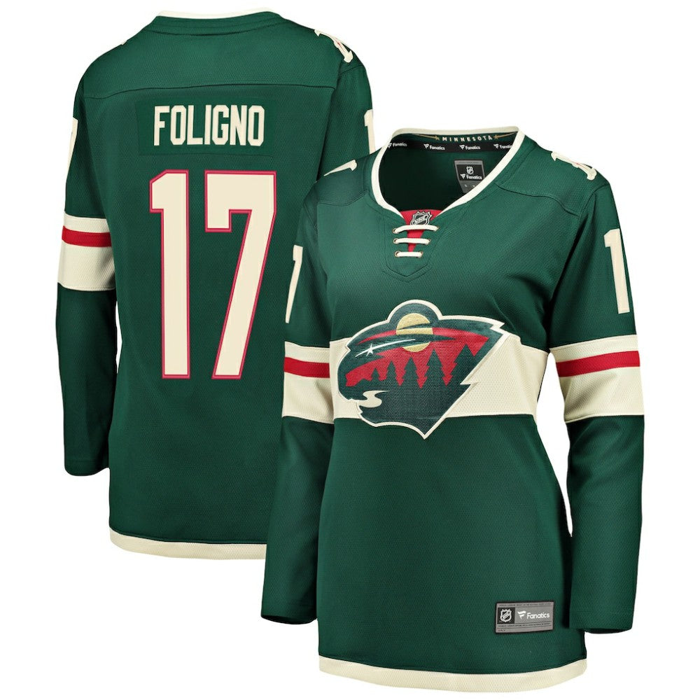 Marcus Foligno Minnesota Wild Fanatics Women's Breakaway Player Jersey Online