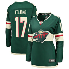 Marcus Foligno Minnesota Wild Fanatics Women's Breakaway Player Jersey Online
