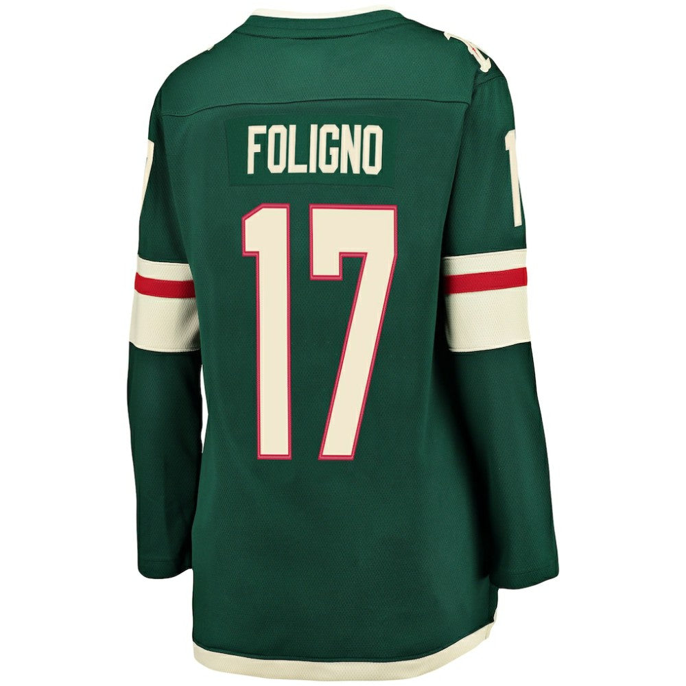 Marcus Foligno Minnesota Wild Fanatics Women's Breakaway Player Jersey Online