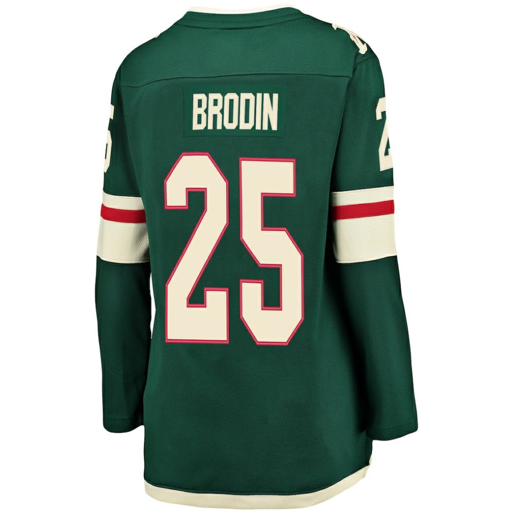 Jonas Brodin Minnesota Wild Fanatics Women's Breakaway Player Jersey Sale