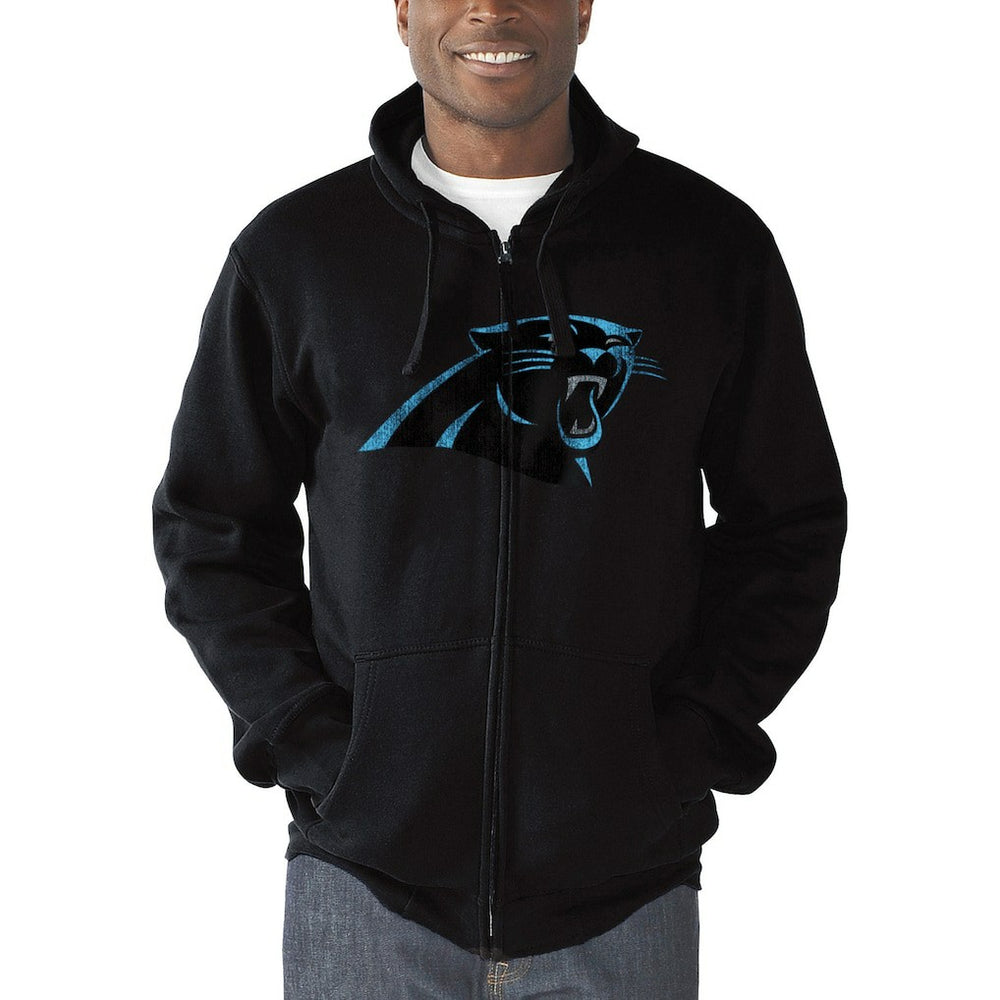 Carolina Panthers  G-III Sports by Carl Banks Primary Logo Full-Zip Hoodie