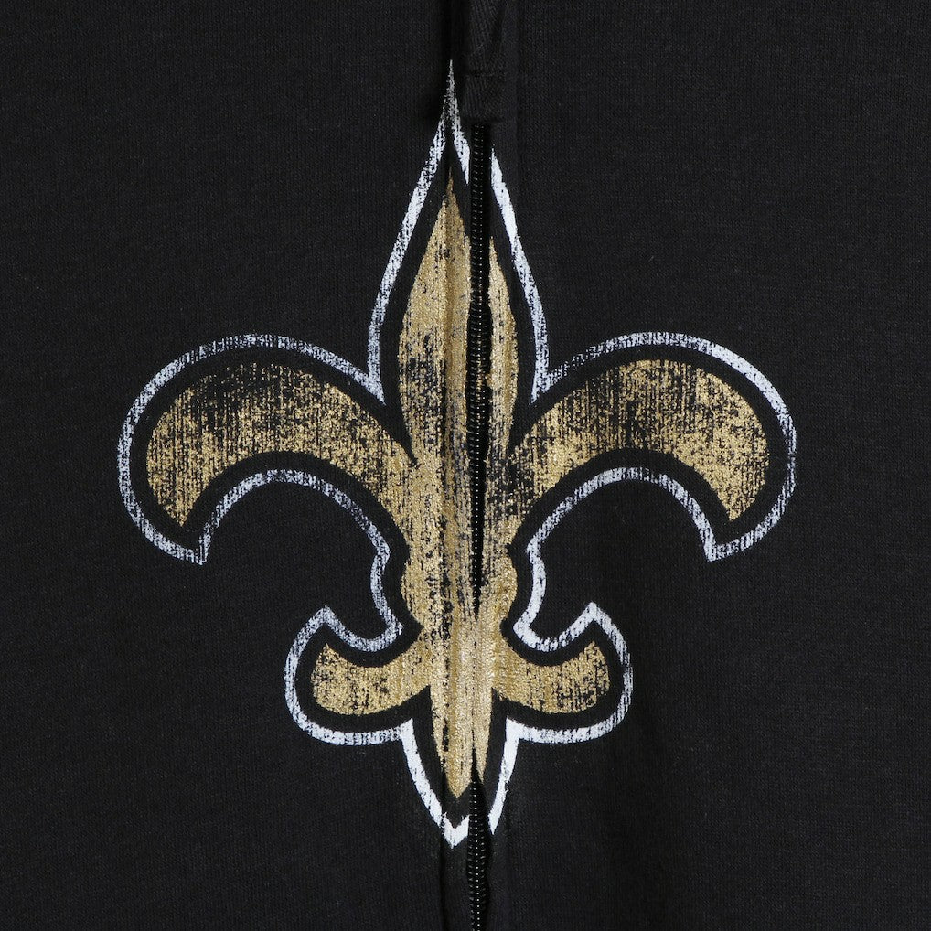 New Orleans Saints  G-III Sports by Carl Banks Primary Logo Full-Zip Hoodie