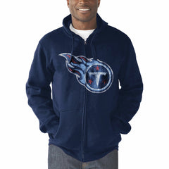 Tennessee Titans  G-III Sports by Carl Banks Primary Logo Full-Zip Hoodie