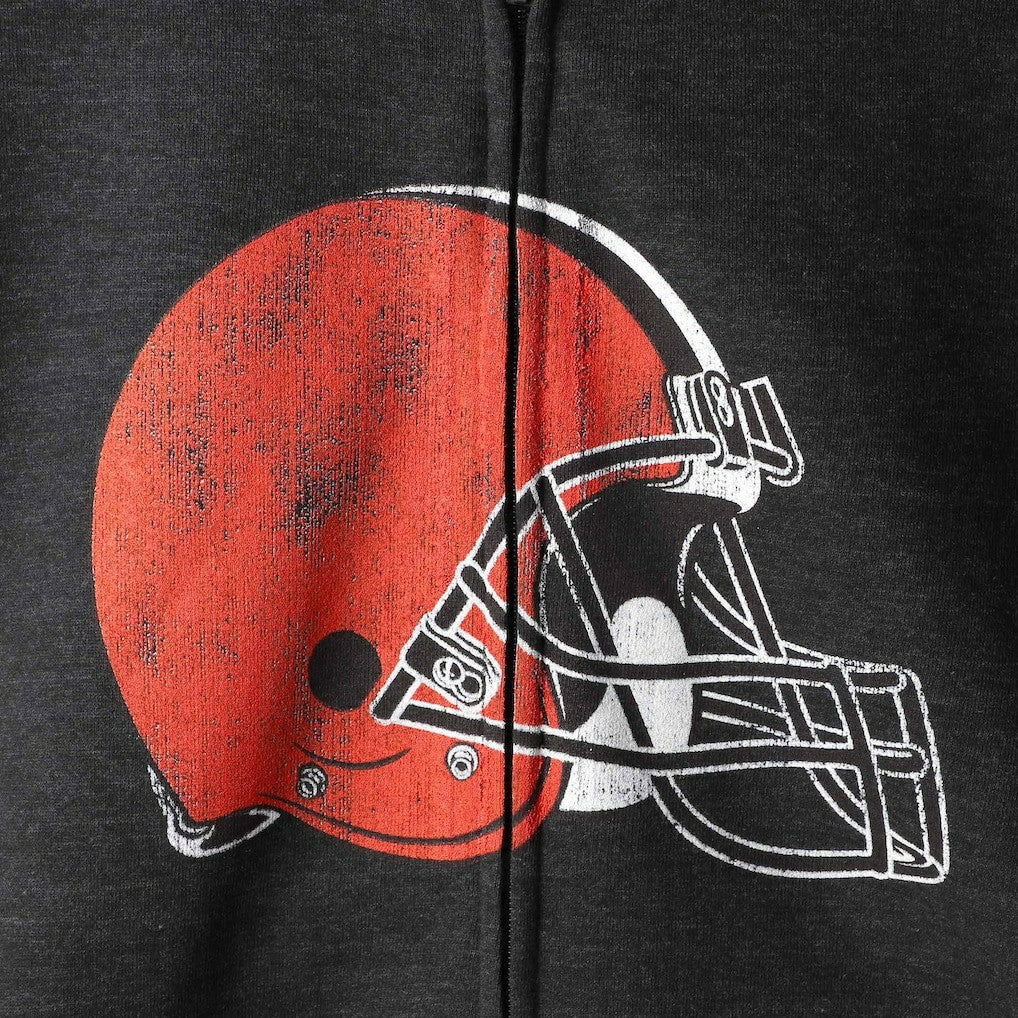 Cleveland Browns  G-III Sports by Carl Banks Primary Logo Full-Zip Hoodie