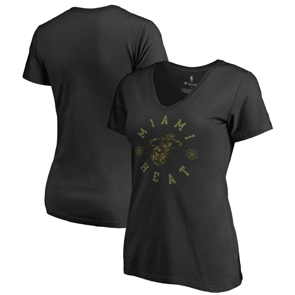 Miami Heat Women's Liberty V-Neck T-Shirt For Sale
