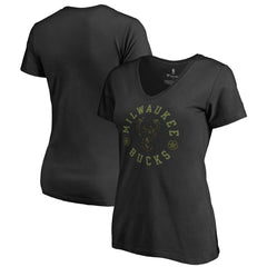 Milwaukee Bucks Women's Liberty V-Neck T-Shirt Online