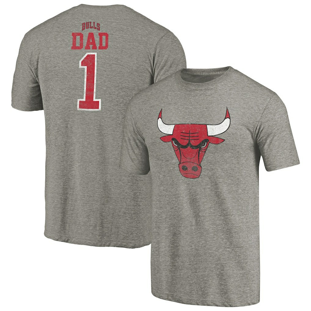 Chicago Bulls Greatest Dad Tri-Blend T-Shirt sale For Sale