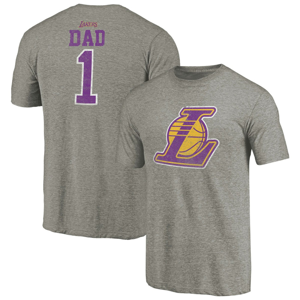 Los Angeles Lakers Greatest Dad Tri-Blend T-Shirt Discount