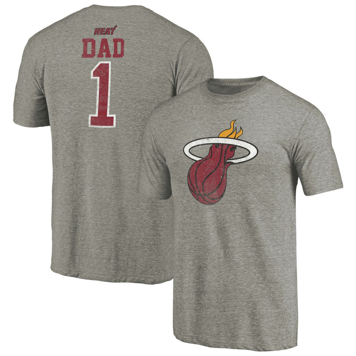 Miami Heat Greatest Dad Tri-Blend T-Shirt Online