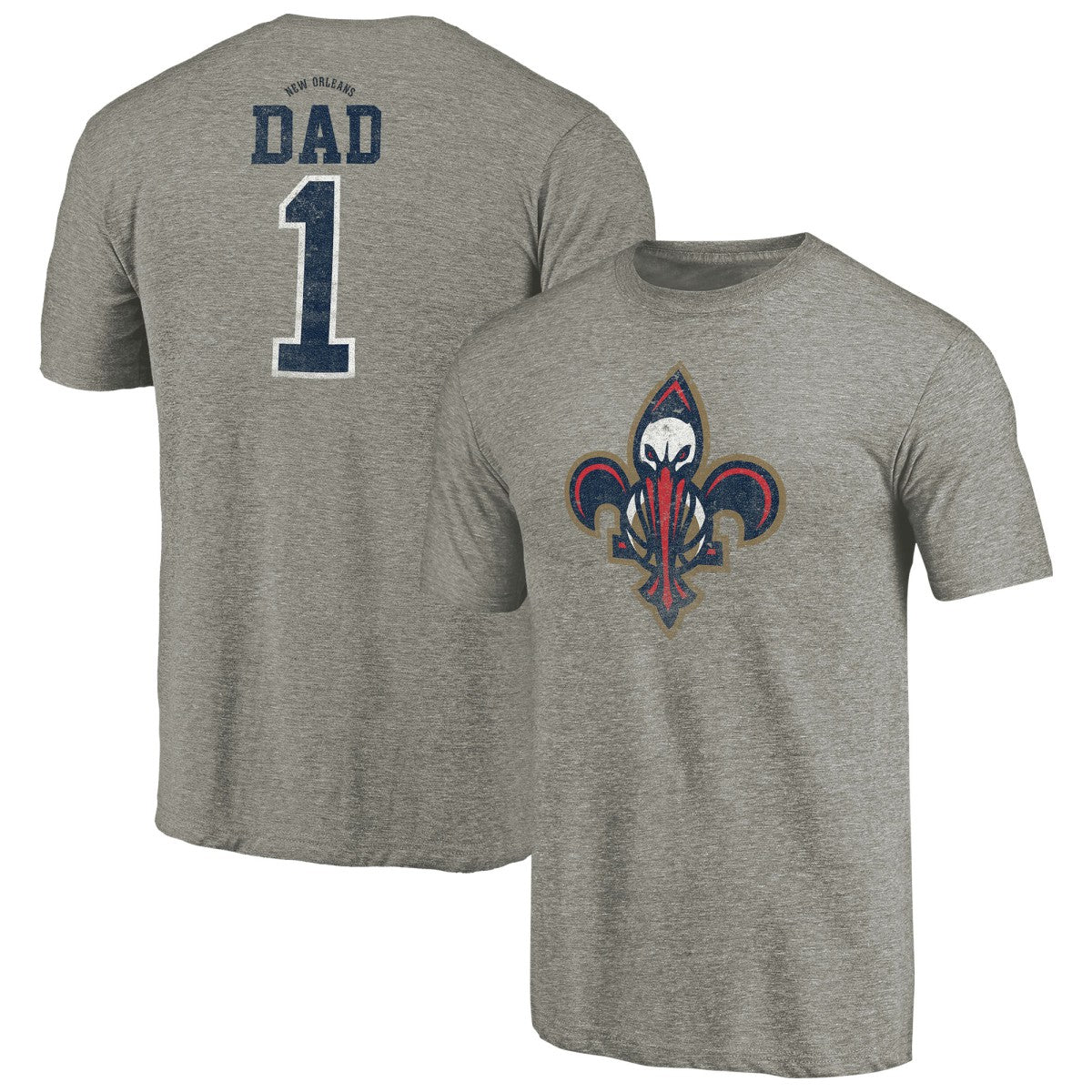 New Orleans Pelicans Greatest Dad Tri-Blend T-Shirt Discount