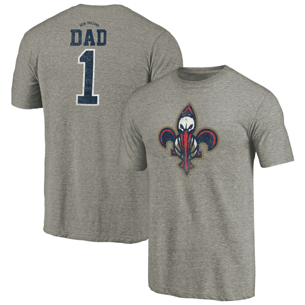 New Orleans Pelicans Greatest Dad Tri-Blend T-Shirt Discount