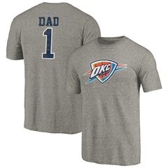 Oklahoma City Thunder Greatest Dad Tri-Blend T-Shirt For Sale
