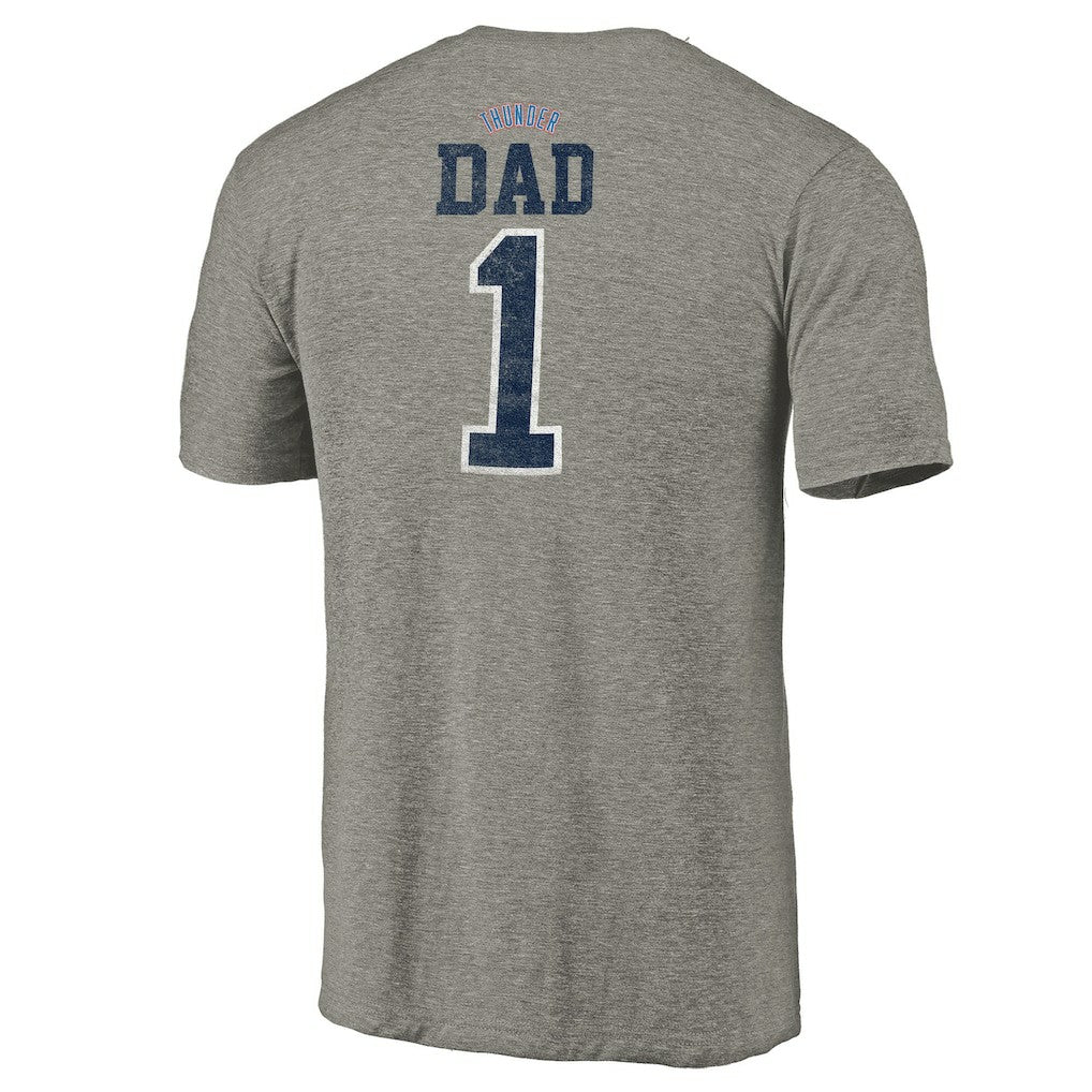 Oklahoma City Thunder Greatest Dad Tri-Blend T-Shirt For Sale