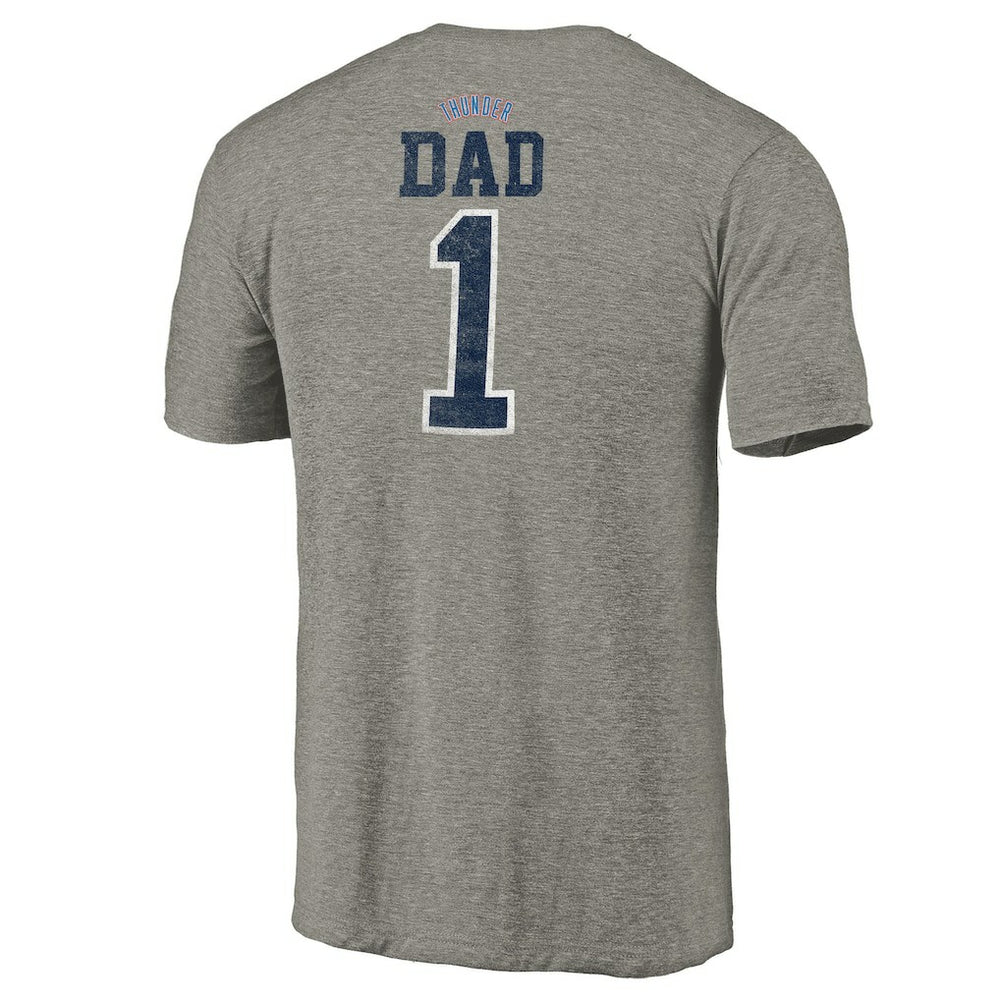 Oklahoma City Thunder Greatest Dad Tri-Blend T-Shirt For Sale