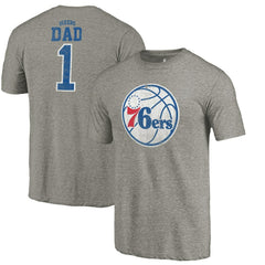 Philadelphia 76ers Greatest Dad Tri-Blend T-Shirt On Sale