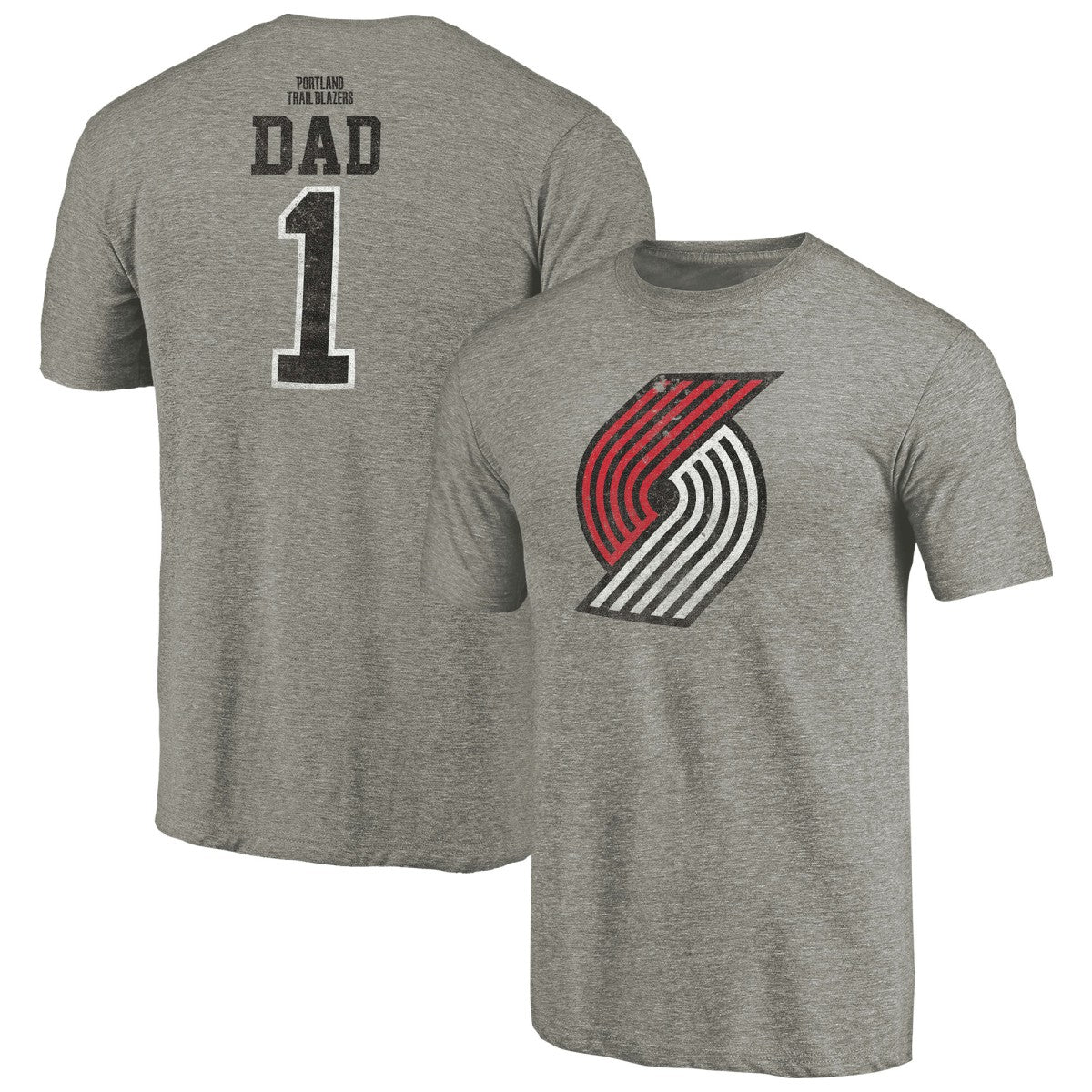 Portland Trail Blazers Greatest Dad Tri-Blend T-Shirt Discount
