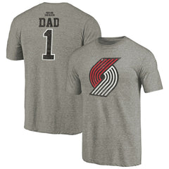 Portland Trail Blazers Greatest Dad Tri-Blend T-Shirt Discount