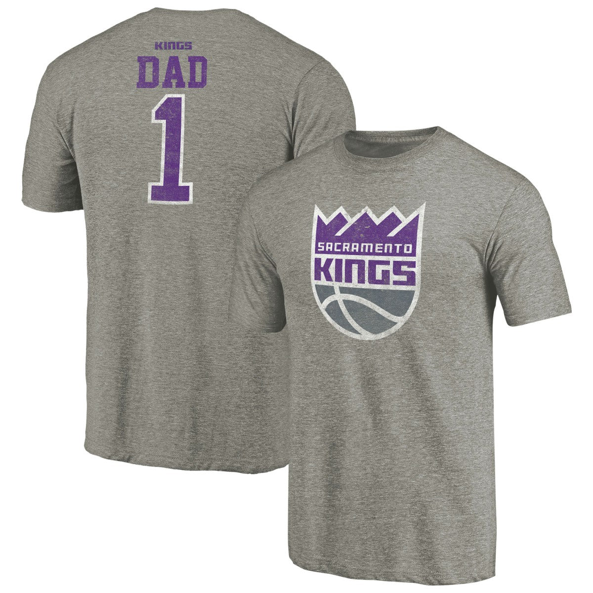 Sacramento Kings Greatest Dad Tri-Blend T-Shirt Discount
