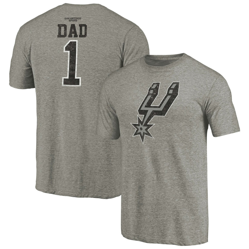 San Antonio Spurs Greatest Dad Tri-Blend T-Shirt On Sale