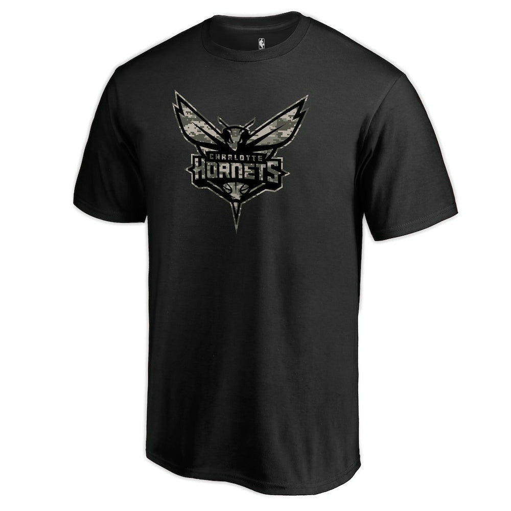 Charlotte Hornets Cloak Camo T-Shirt For Sale
