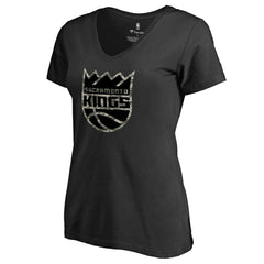 Sacramento Kings Women's Cloak Camo V-Neck T-Shirt sale Outlet