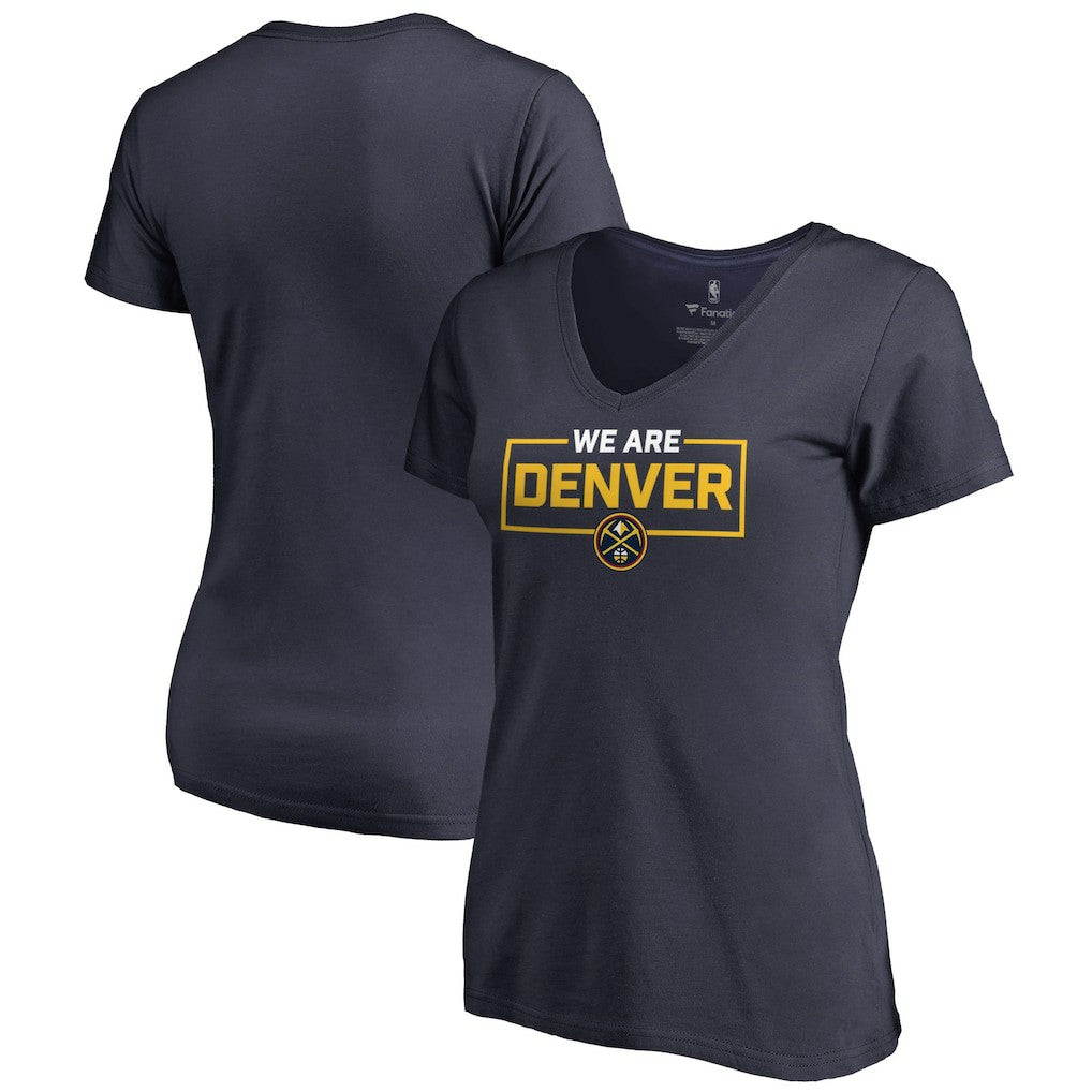 Denver Nuggets Women's We Are Iconic Collection V-Neck T-Shirt sale For Sale
