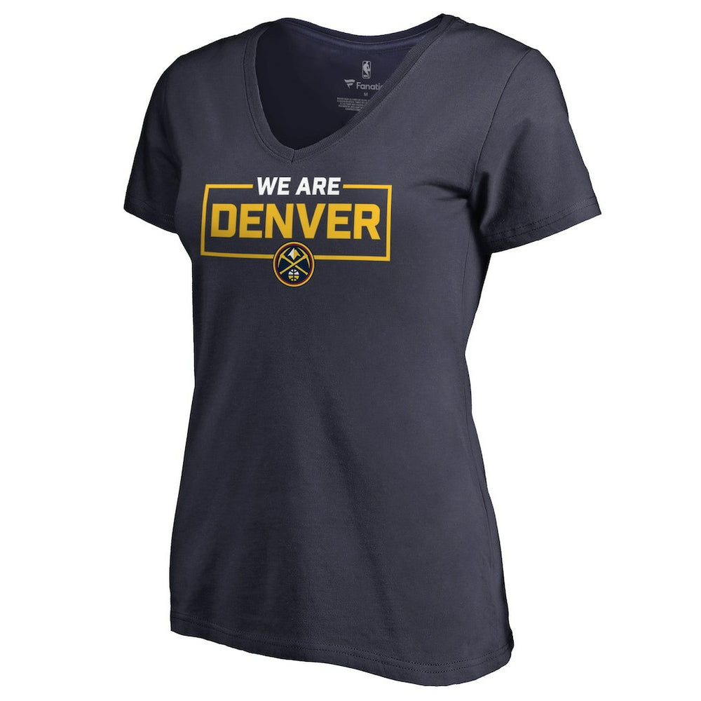 Denver Nuggets Women's We Are Iconic Collection V-Neck T-Shirt sale For Sale