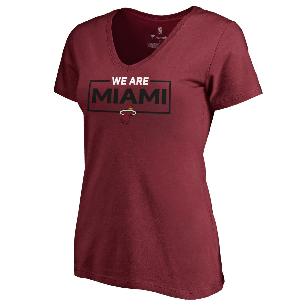 Miami Heat Women's We Are Iconic Collection V-Neck T-Shirt Discount