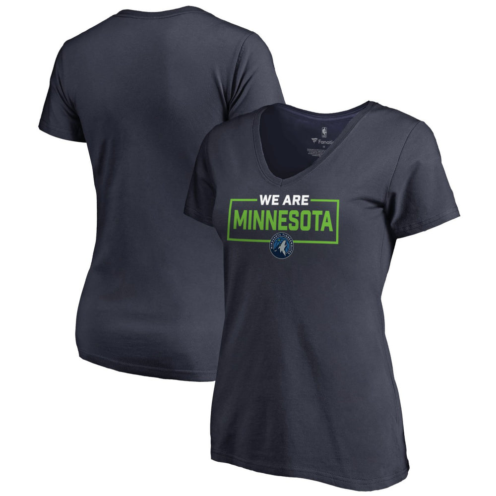 Minnesota Timberwolves Women's We Are Iconic Collection V-Neck T-Shirt Online
