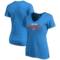 Oklahoma City Thunder Women's We Are Iconic Collection V-Neck T-Shirt Discount