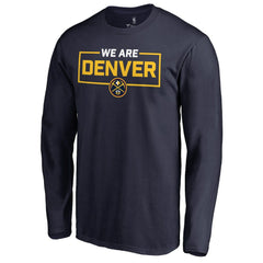 Denver Nuggets We Are Iconic Collection Long Sleeve T-Shirt sale On Sale