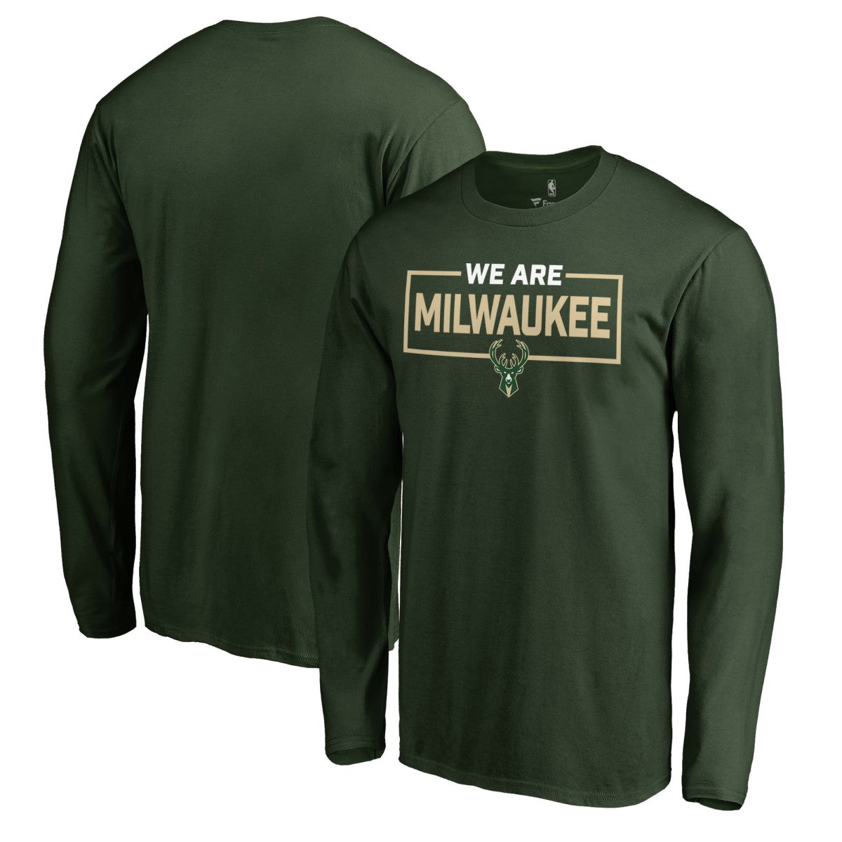 Milwaukee Bucks We Are Iconic Collection Long Sleeve T-Shirt New