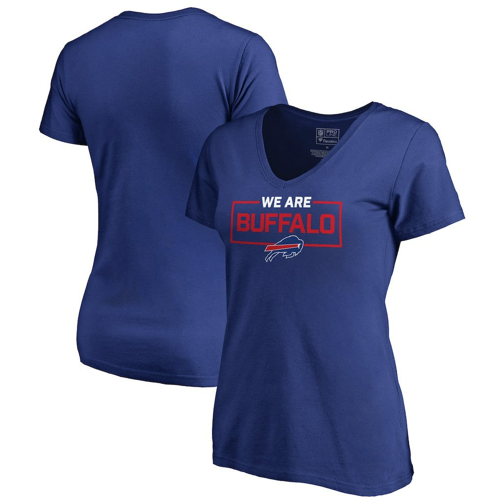 Buffalo Bills  Women's We Are Icon V-Neck T-Shirt