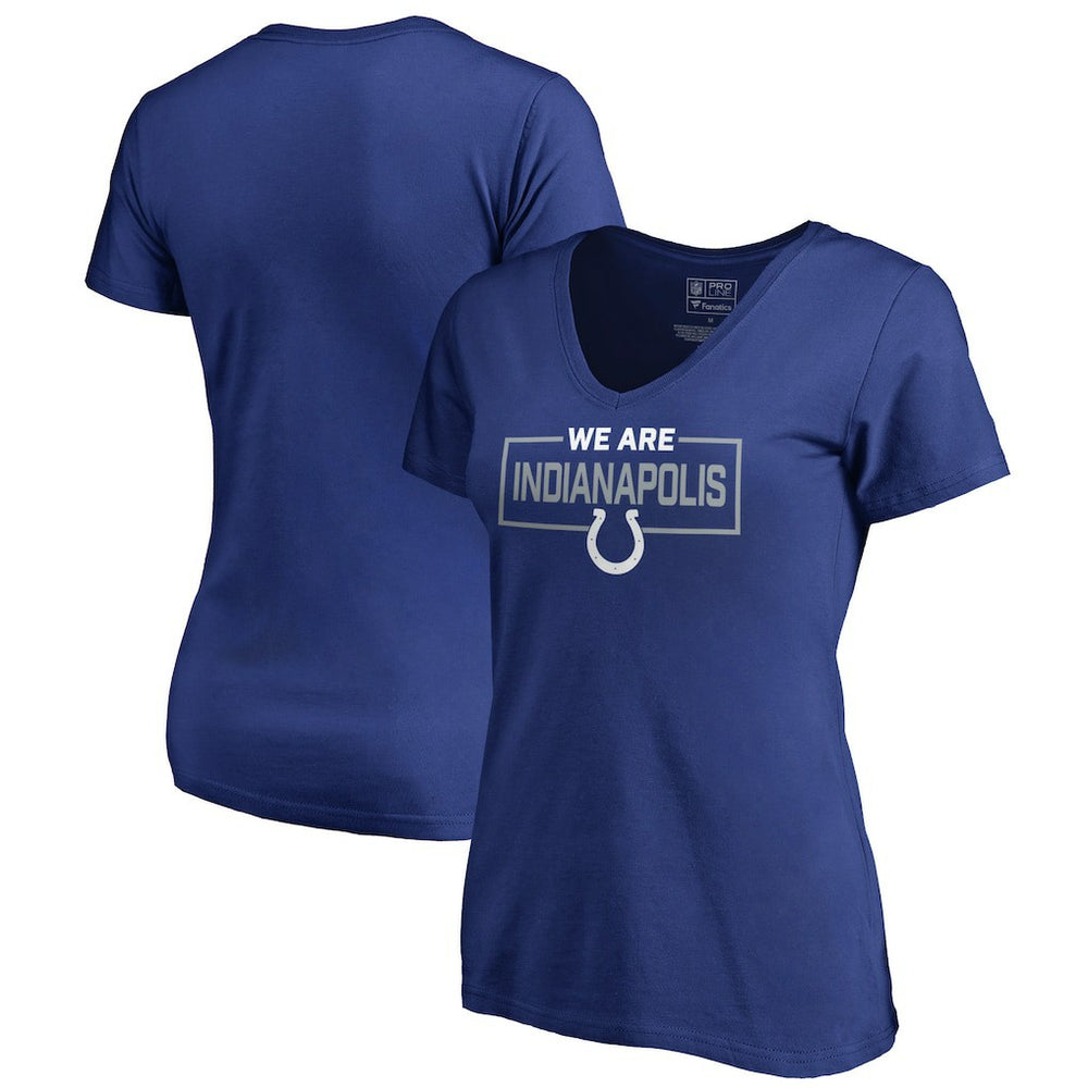 Indianapolis Colts  Women's We Are Icon V-Neck T-Shirt