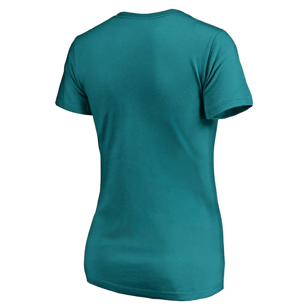Miami Dolphins  Women's We Are Icon V-Neck T-Shirt