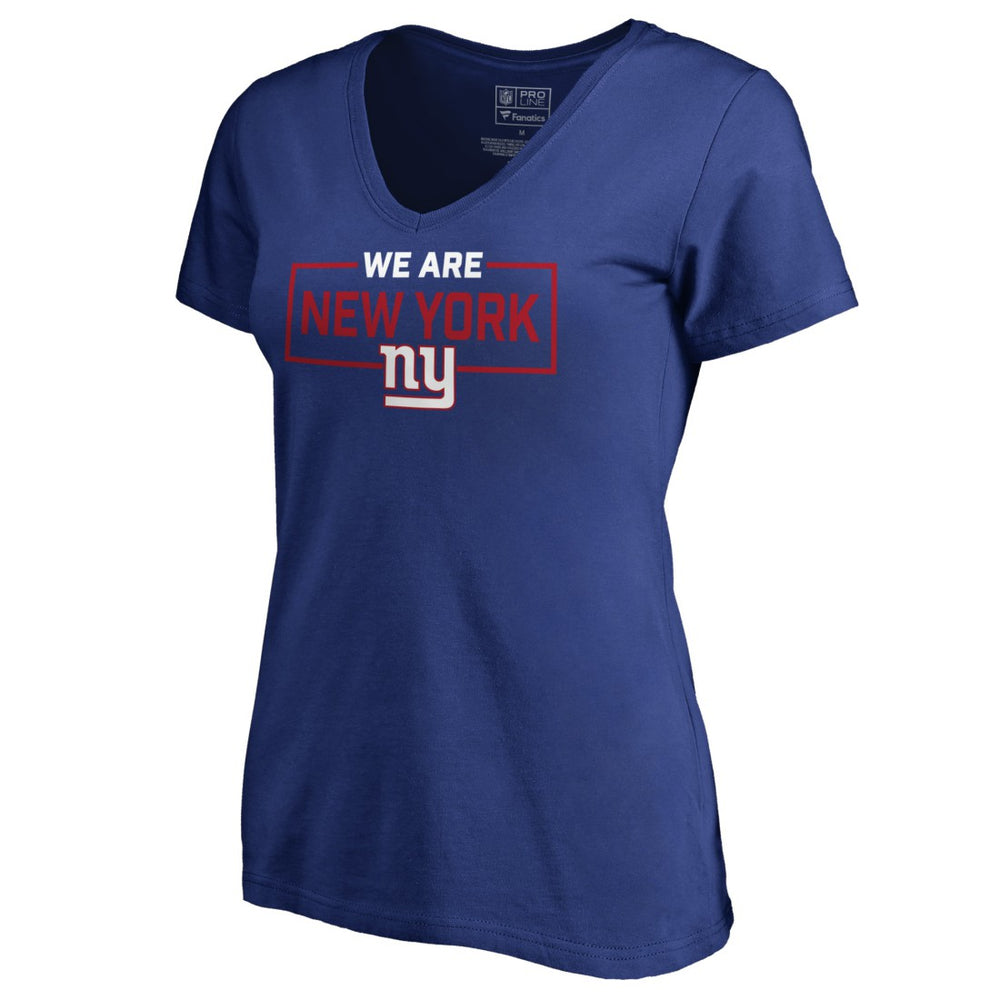 New York Giants  Women's We Are Icon V-Neck T-Shirt