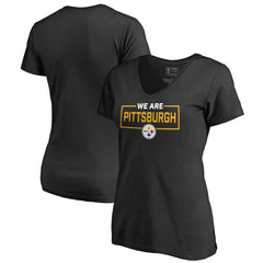 Pittsburgh Steelers  Women's We Are Icon V-Neck T-Shirt