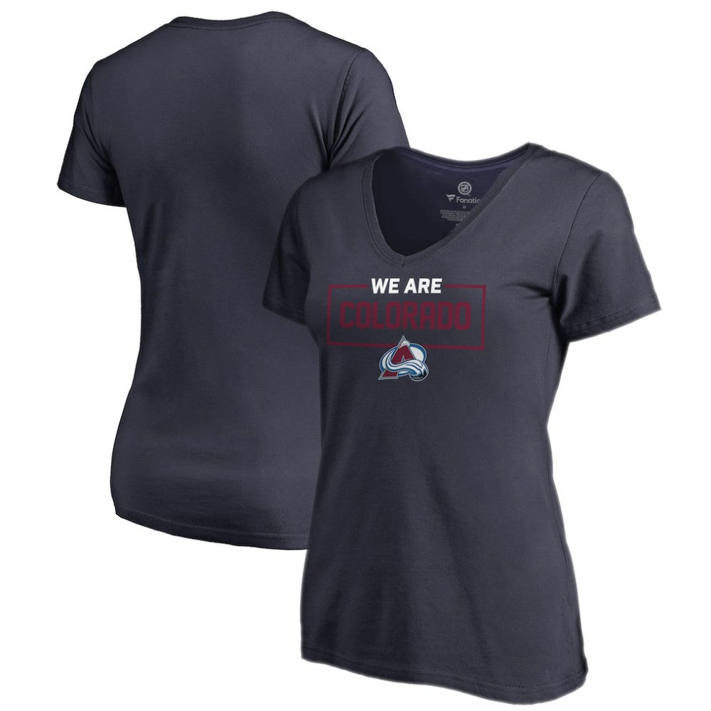 Colorado Avalanche Women's Iconic Collection V-Neck T-Shirt Outlet