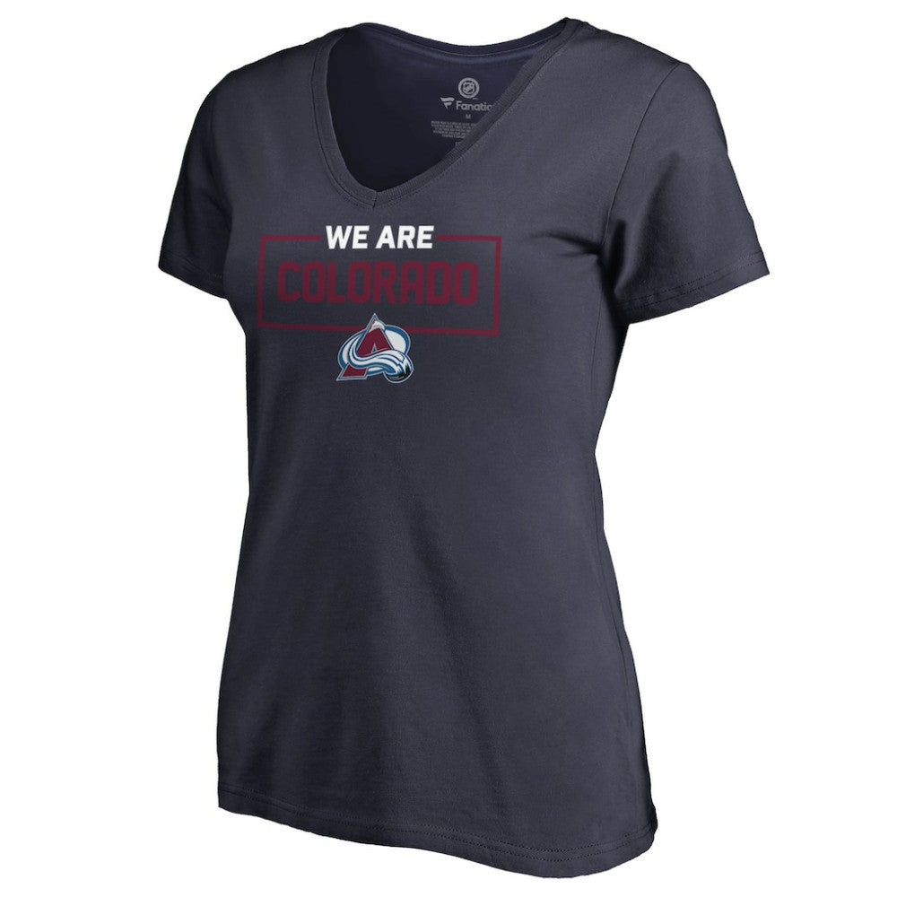 Colorado Avalanche Women's Iconic Collection V-Neck T-Shirt Outlet