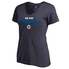 Winnipeg Jets Women's Iconic Collection V-Neck T-Shirt Sale