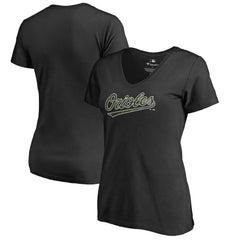 Baltimore Orioles Women's Armed Forces Wordmark T-Shirt | MLB For sale