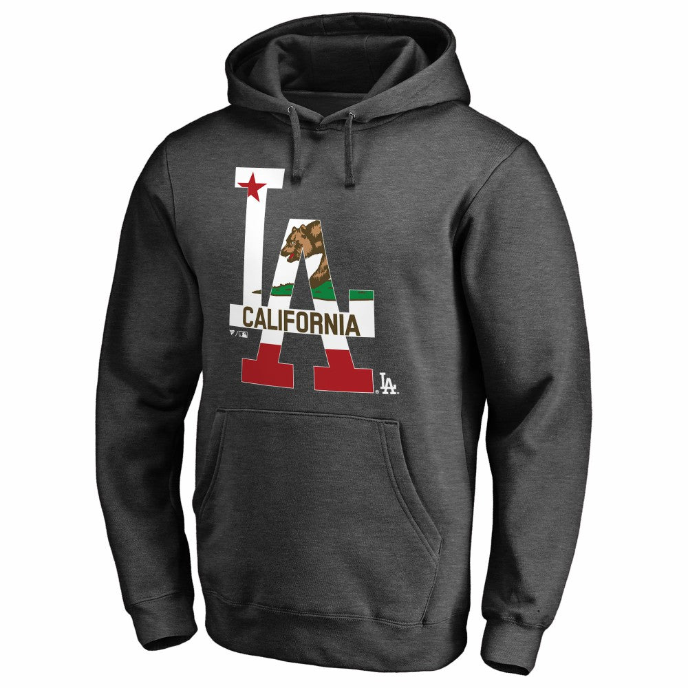 Los Angeles Dodgers Hometown Collection Cali Flag Pullover Hoodie | MLB On Sale