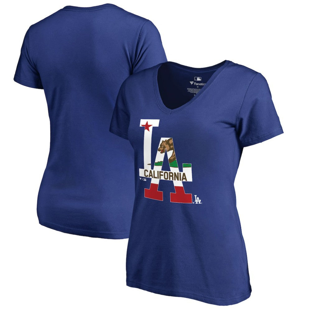 Los Angeles Dodgers Women's Hometown Collection Cali Flag T-Shirt | MLB Near me