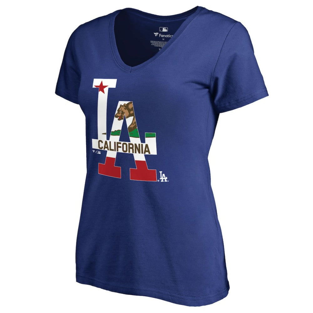 Los Angeles Dodgers Women's Hometown Collection Cali Flag T-Shirt | MLB Near me