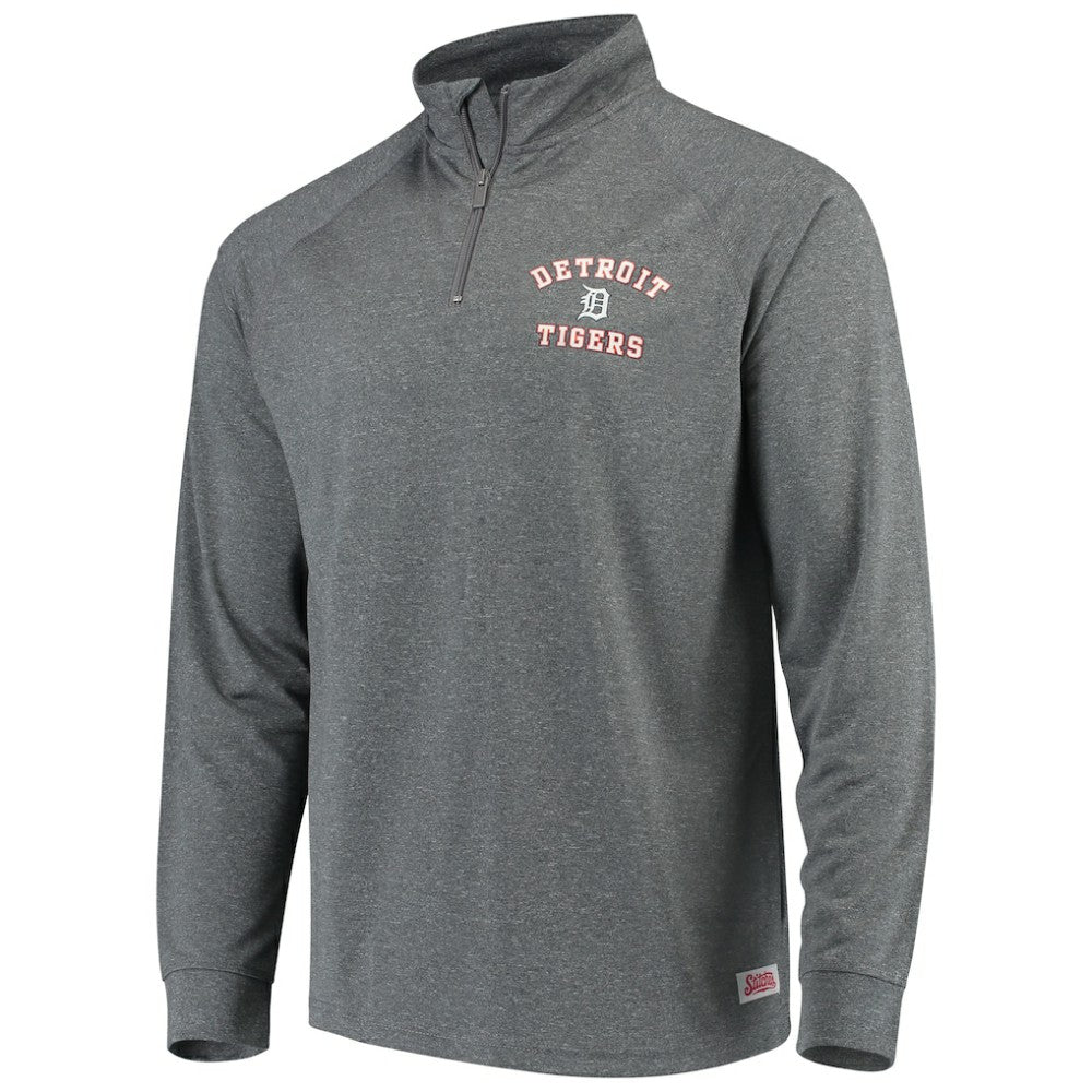 Detroit Tigers Stitches Team Raglan Quarter-Zip Pullover Jacket | MLB Near me